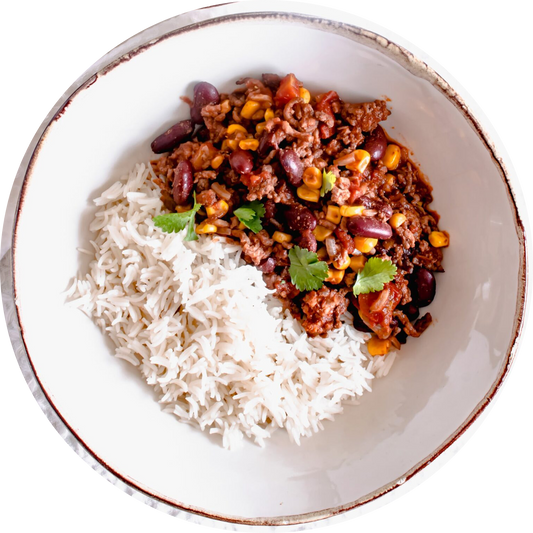 Nattmat, Chilli con carne med ris