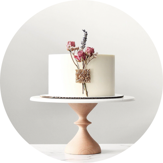 Bryllupskake - Kremkake med fondant