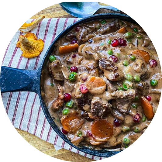 Viltgryte med potetpurè