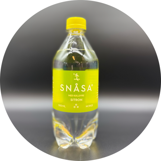 Snåsa med kullsyre 0,5l - Sitronsmak