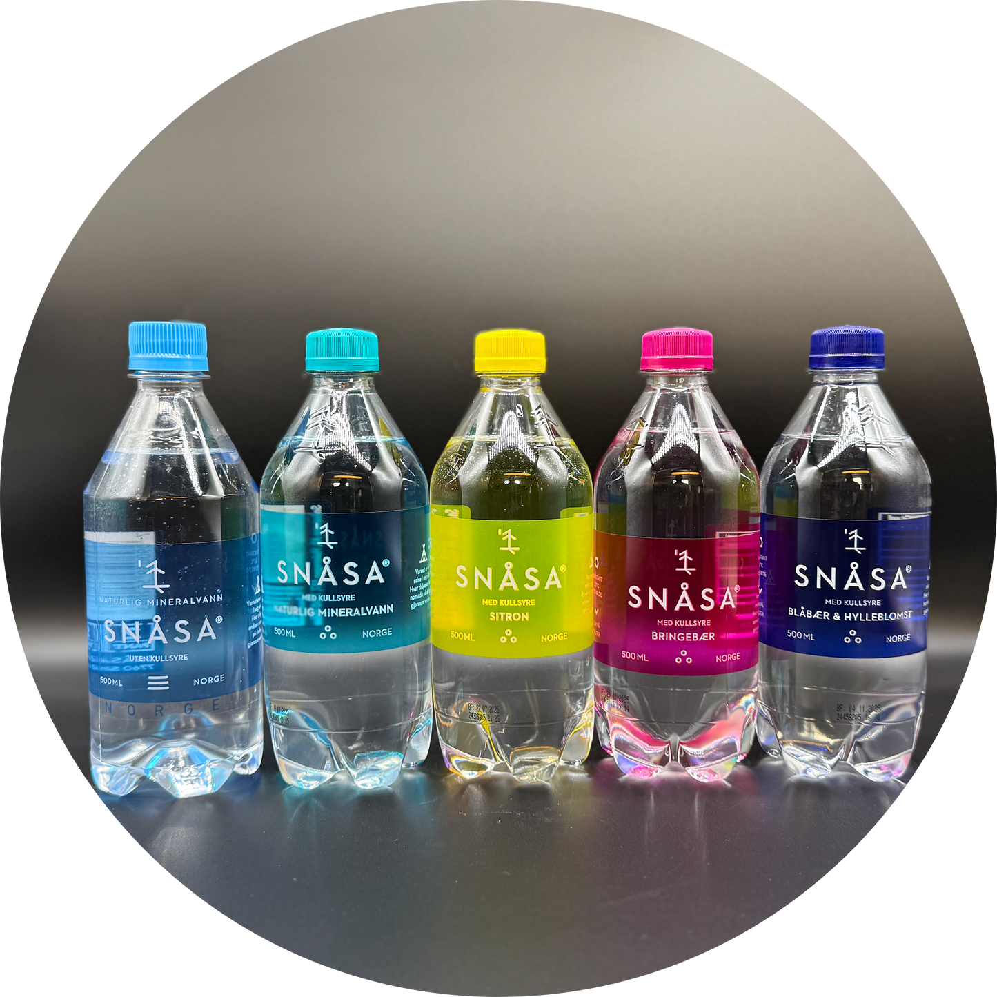 Snåsa med kullsyre 0,5l - Bringebærsmak